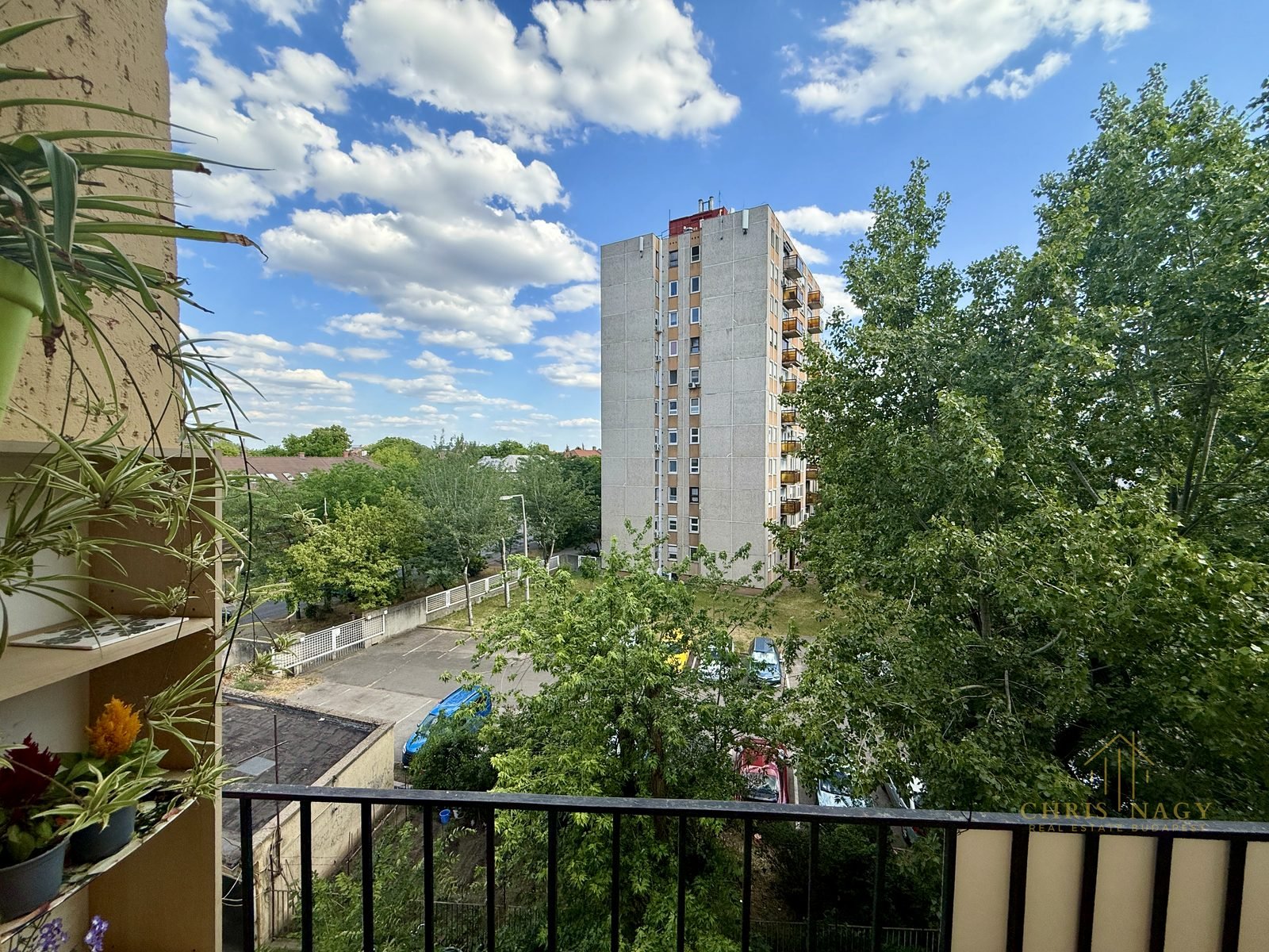 Green-View Two-Balcony Apartment, District VIII
