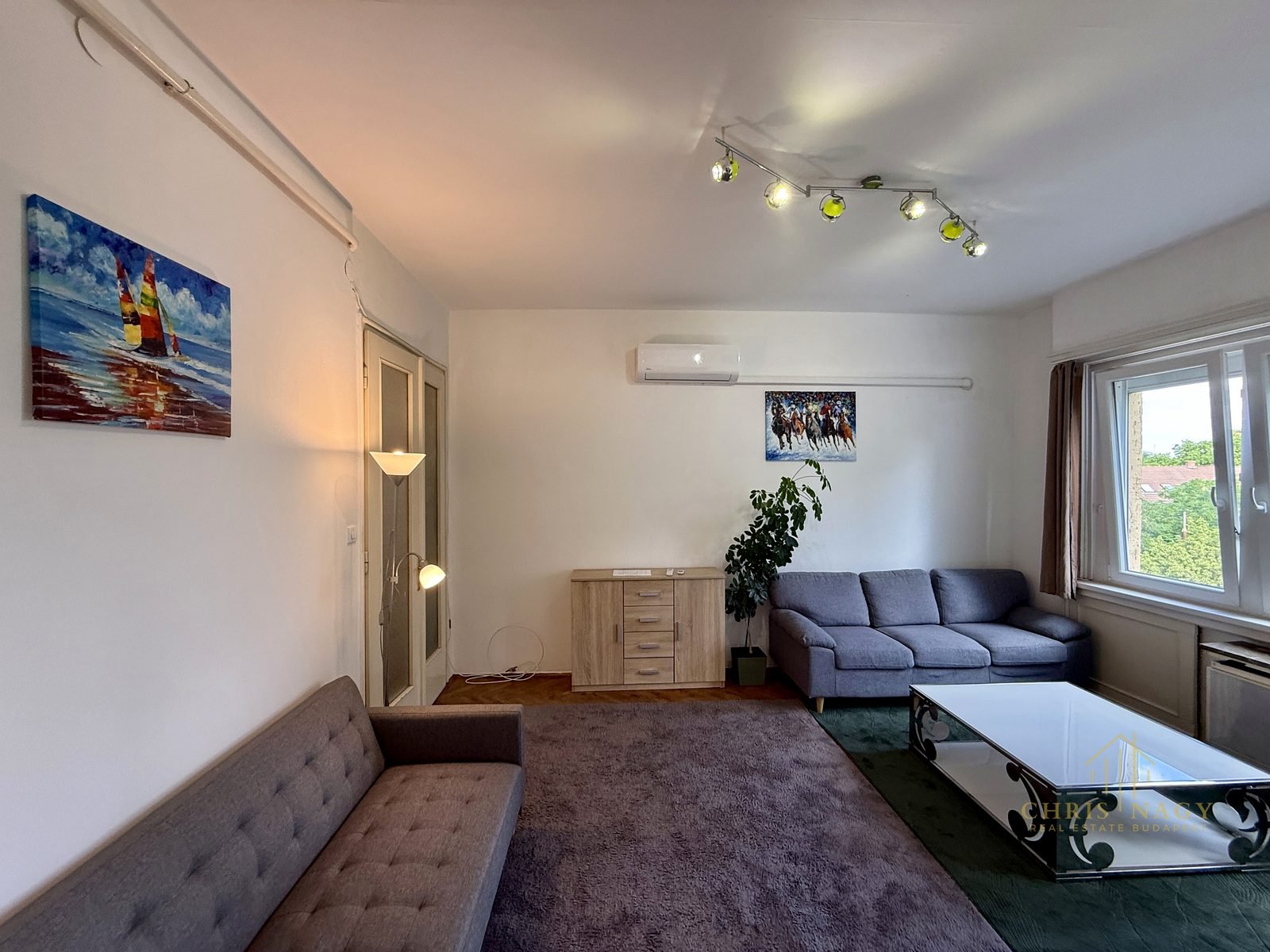 Green-View Two-Balcony Apartment, District VIII