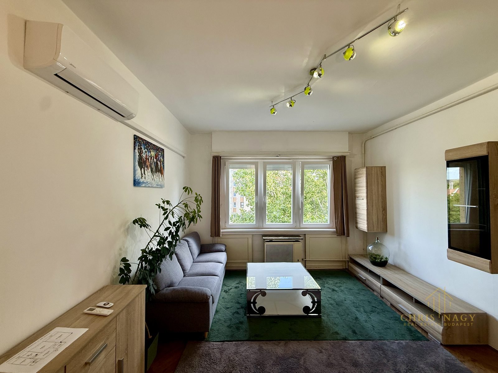 Green-View Two-Balcony Apartment, District VIII